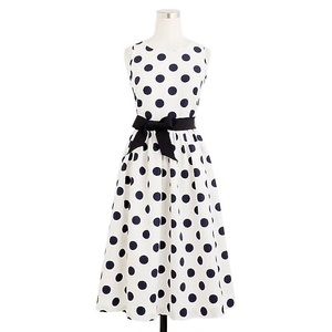 J. Crew Big-Shot Dot Dress NWOT